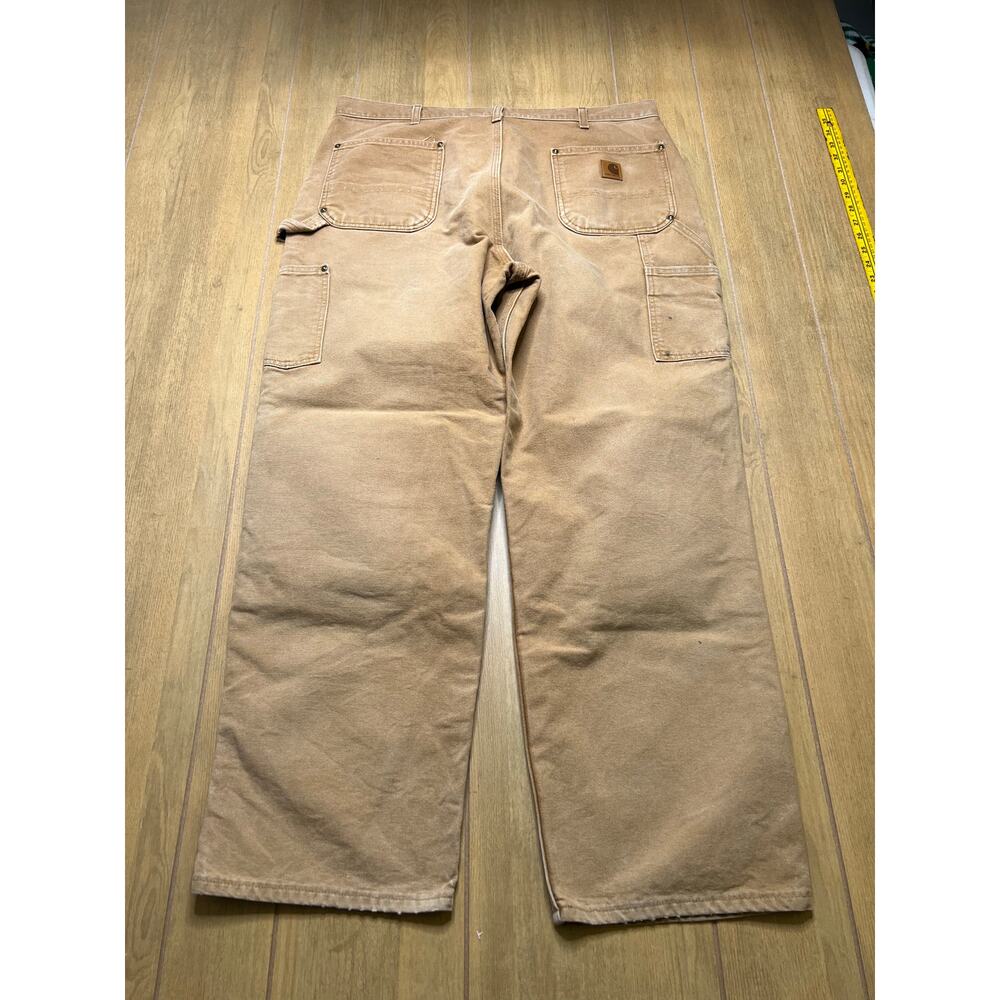 Vintage Carhartt Pants Mens 38x32 Brown B136 Workwear Double Knee Y2K - Picture 10 of 15